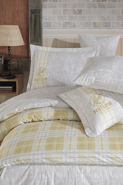 HOBBY - Hobby Denim Poplin Double Duvet Cover Set (1)