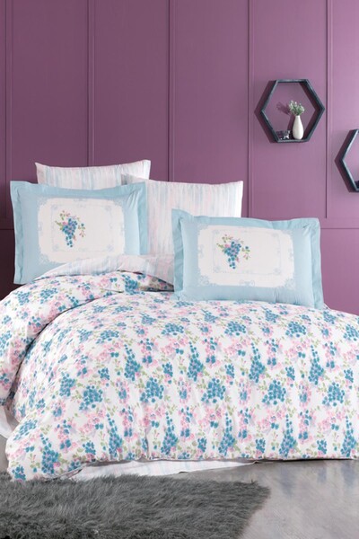 HOBBY - Hobby Perla Poplin Double Duvet Cover Set (1)